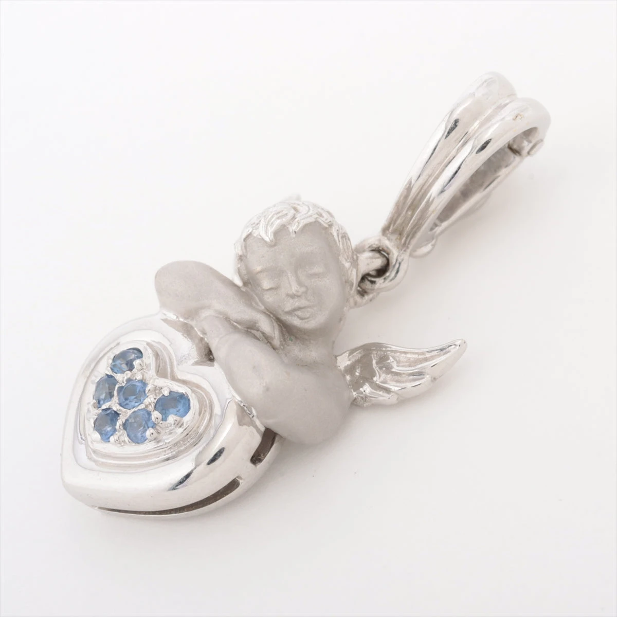 N188 カレライカレラ 弓を弾く天使のネックレス 750YG/SILVER