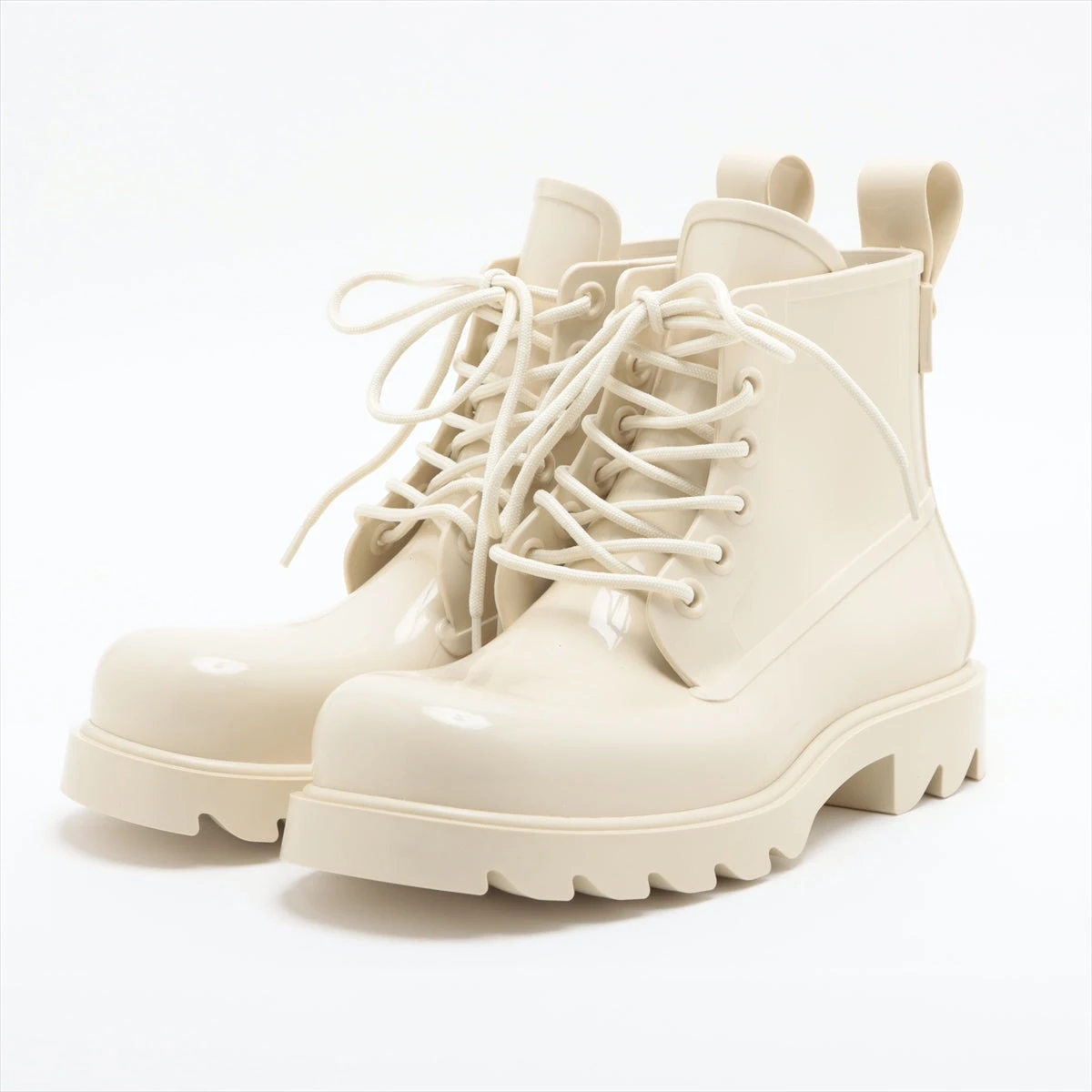 ボッテガヴェネタ　白ブーツ ボッテガヴェネタ 白ブーツ ホワイト（白）系 25.5cm BOTTEGA