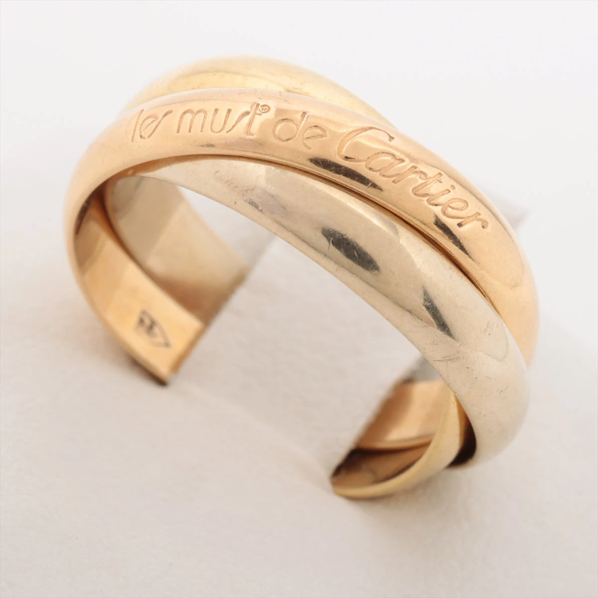 カルティエ トリニティ リング 750(YG×PG×WG) 7.3g 51 A2768983｜中古