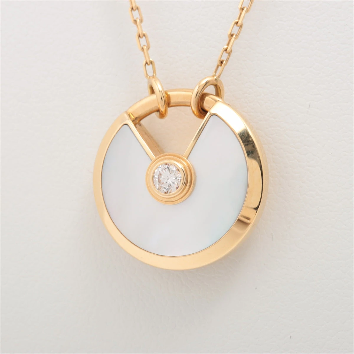 カルティエ アミュレットドゥカルティエ シェル ダイヤ ネックレス 750