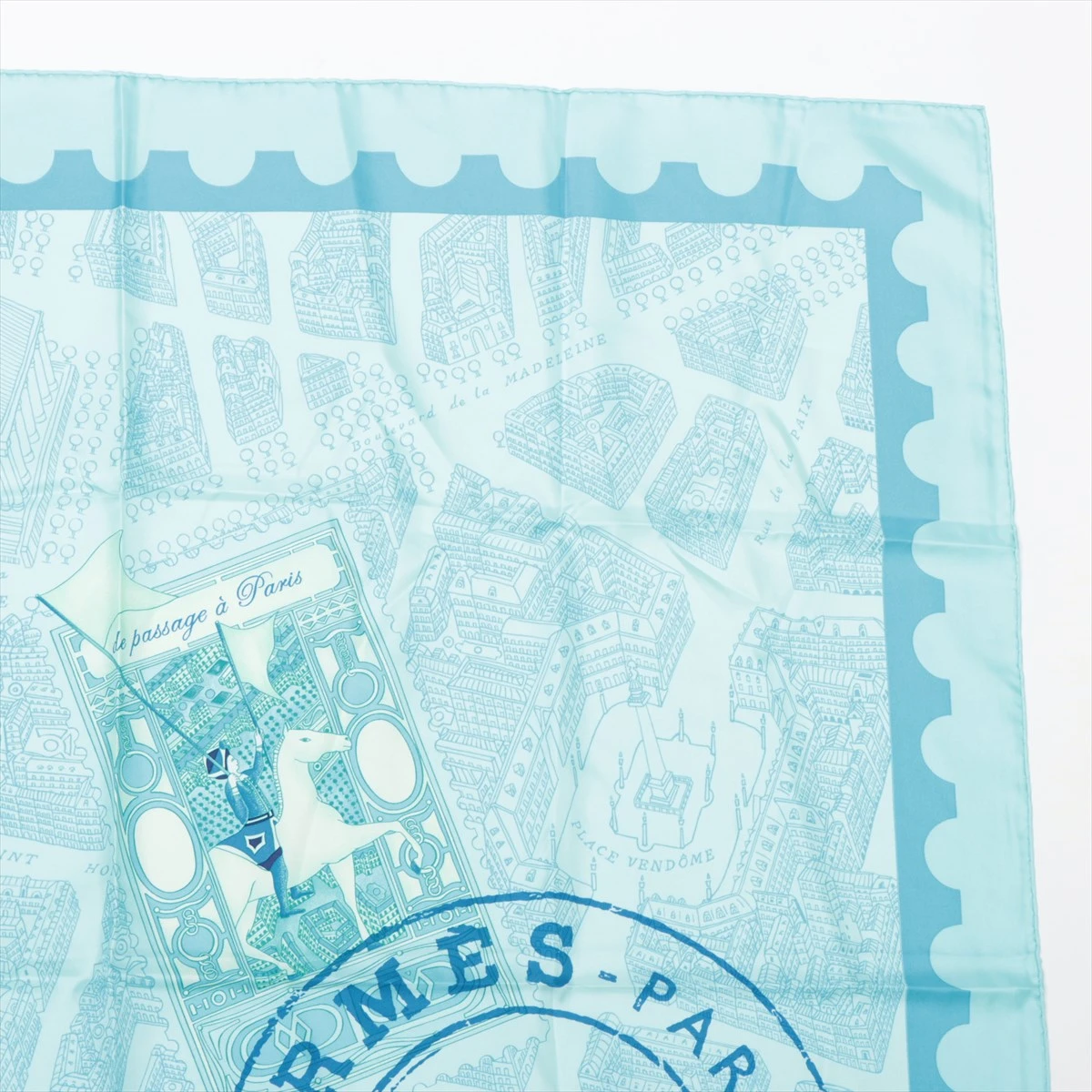 エルメス カレ90 de passage a paris パリの通路 スカーフ