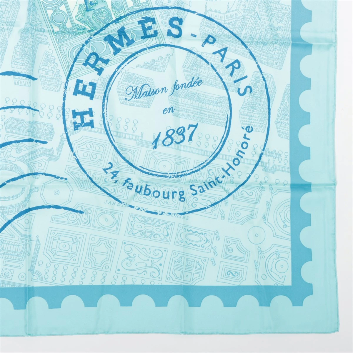 エルメス カレ90 de passage a paris パリの通路 スカーフ