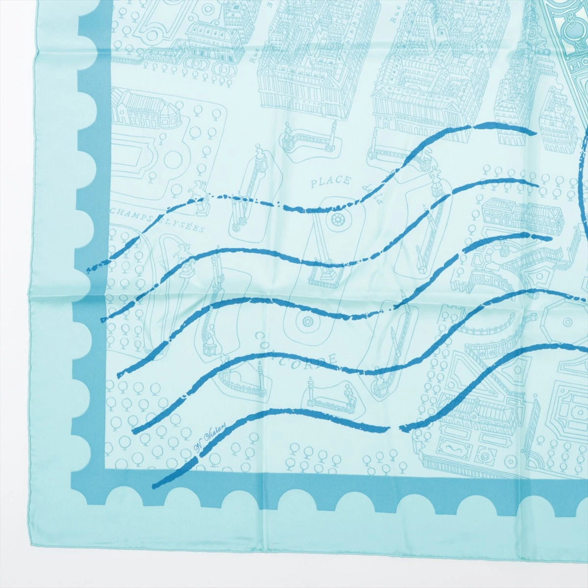 エルメス カレ90 de passage a paris パリの通路 スカーフ