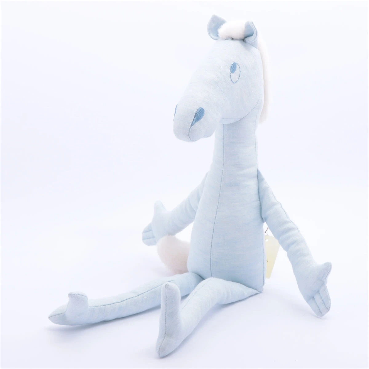 HERMES - エルメス　ぬいぐるみ HERMES - エルメス HERMES ぬいぐるみ リネン ライトブルー/オフ