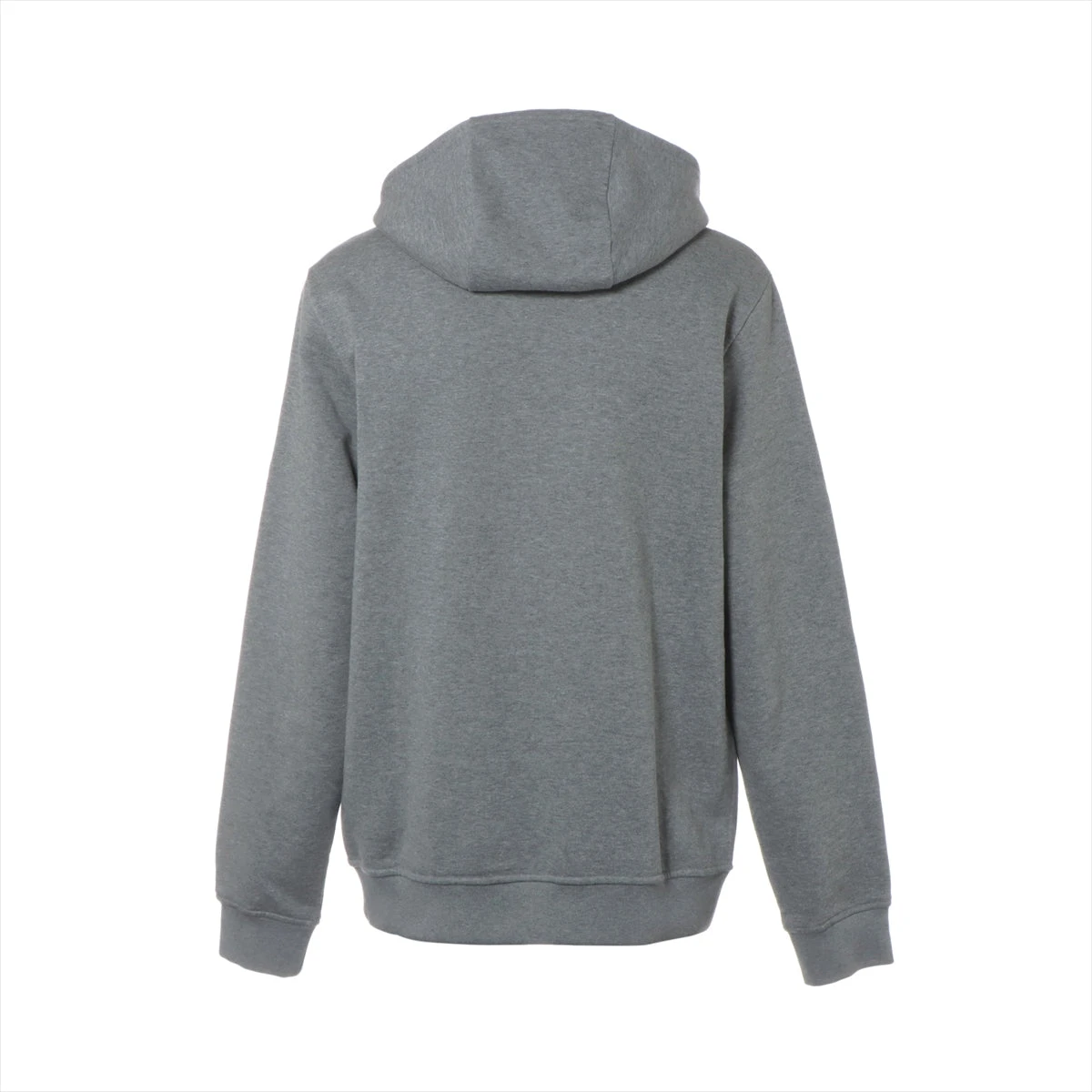 エルメス 23AW コットン パーカー L メンズ グレー 32-5725