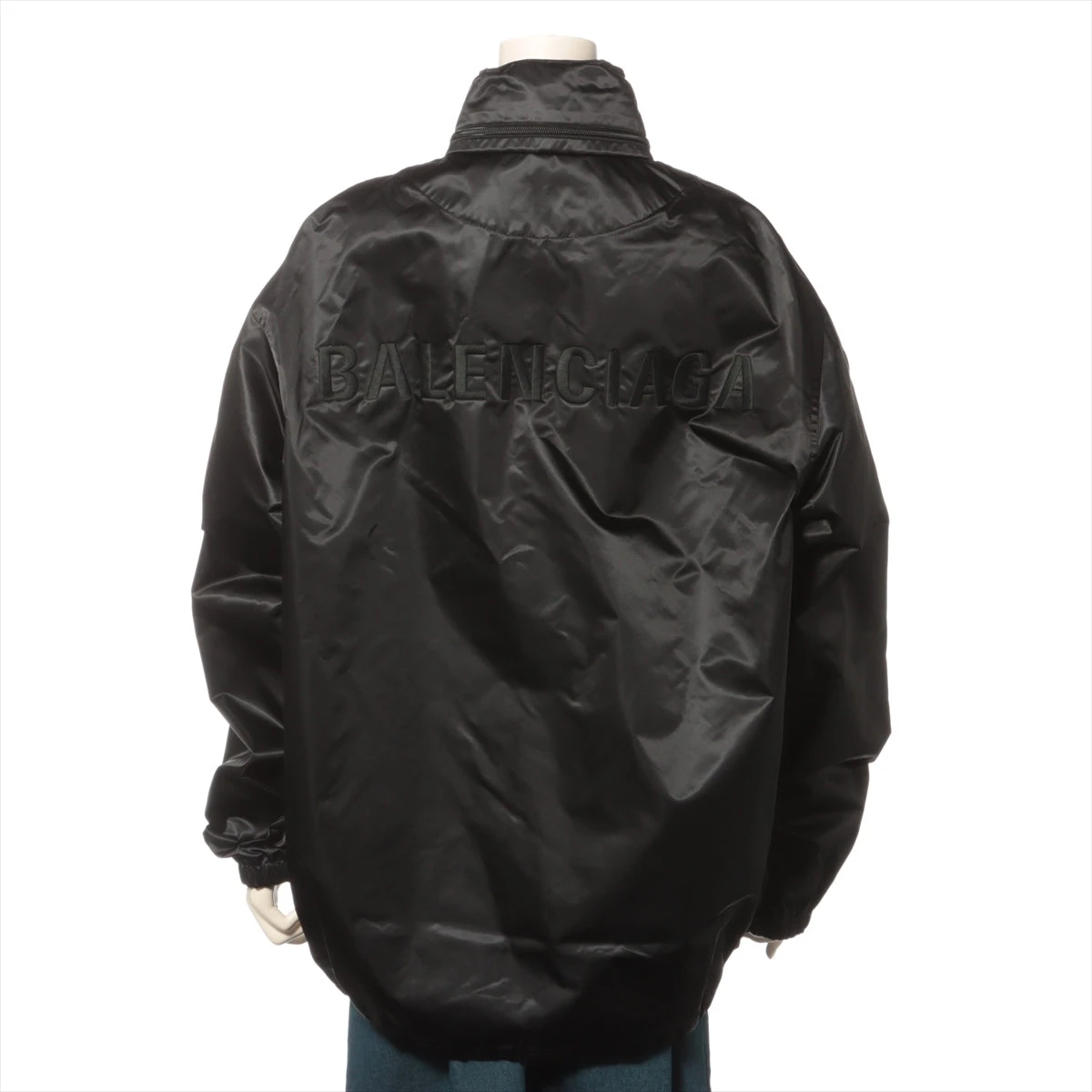 バレンシアガ 19年 ポリエステル×ナイロン ナイロンジャケット 34