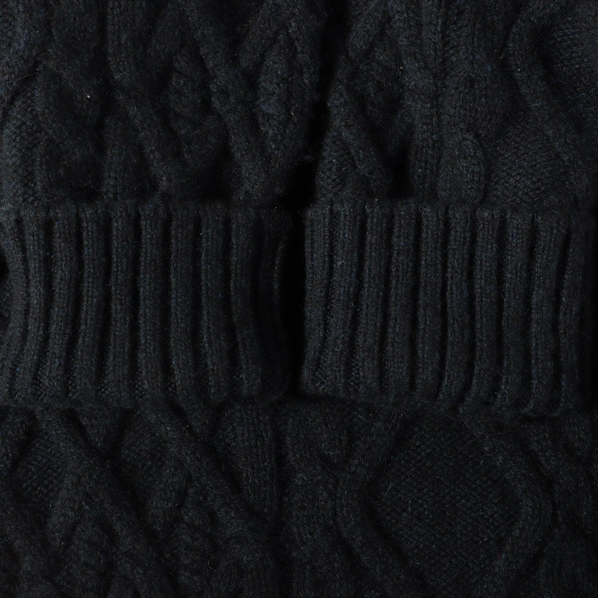 ディオール カシミヤ ニット M メンズ ネイビー 113M616AT183 CDロゴ