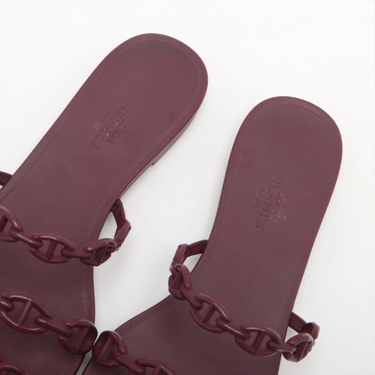 専用♡HERMES エルメス　シェーヌダンクル　リヴァージュ　ラバーサンダル35 HERMES 【美品】 / エルメス | リヴァージュ シェーヌダンクル