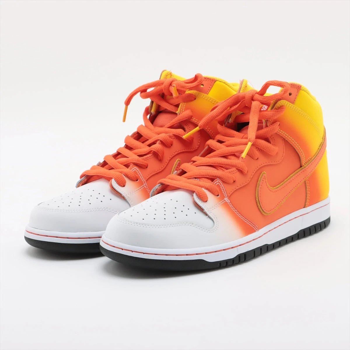 Nike SB Dunk high プロ スニーカー オレンジ/イエロー ナイキ SB ダンク HIGH PRO レザー スニーカー 29cm メンズ