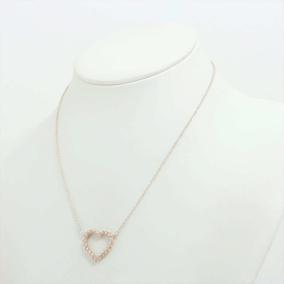 TIFFANY&Co. ティファニー　ツイストハート ネックレス TIFFANY&Co 】ティファニー ツイストハート ネックレス シルバー