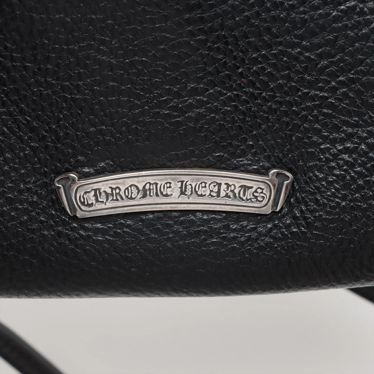クロムハーツ ショルダーバッグ 素材不明 ブラック×シルバー CHクロス