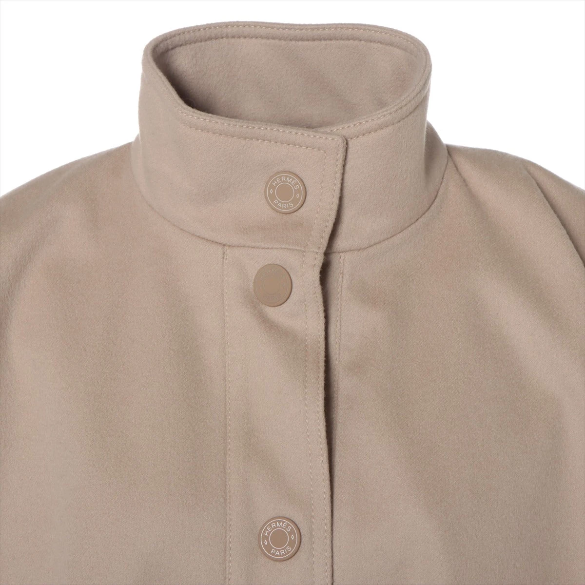 エルメス 21AW カシミヤ×ポリエステル ポンチョ 34 レディース