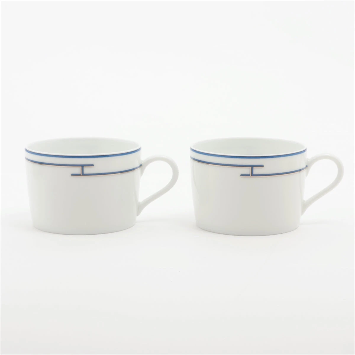 HERMES エルメス リズム ブルー 27cmプレート 2枚 HERMES エルメス リズム ブルー 27cmプレート 2枚