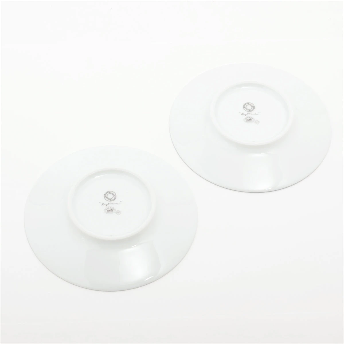 エルメス リズム カップ&ソーサー 陶器 ブルー×ホワイト 2客