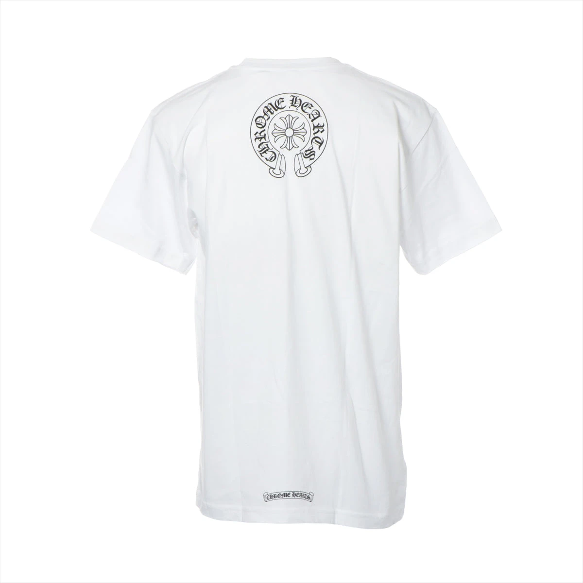 クロムハーツ Tシャツ コットン サイズL ホワイト ネックロゴ A2741227