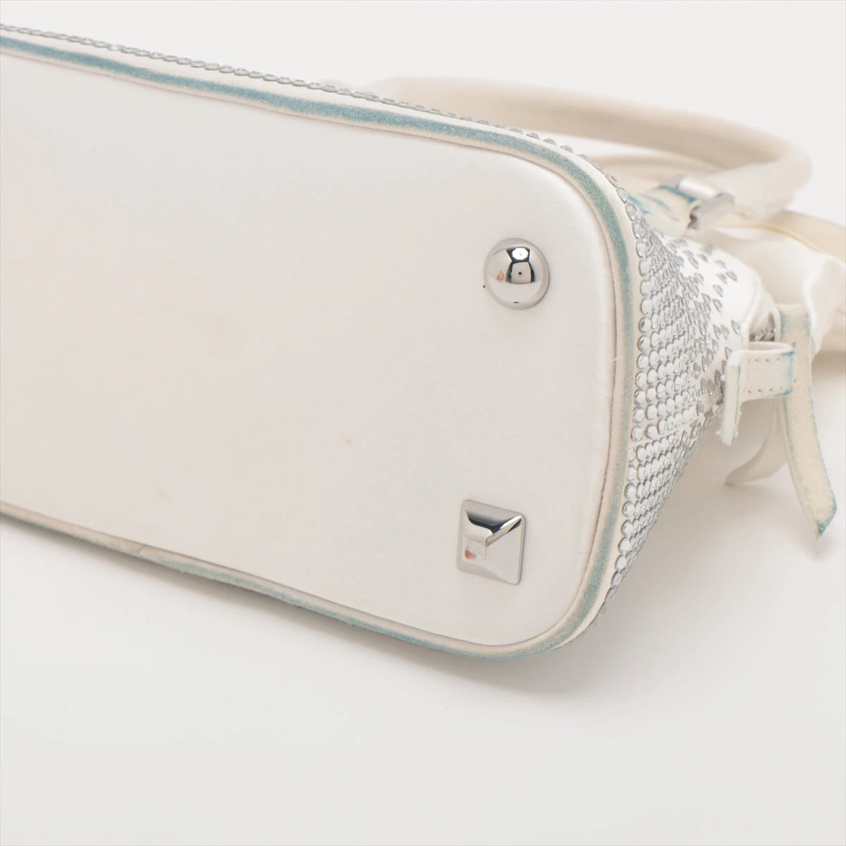 メゾンマルジェラ 5AC サテン×ラインストーン 2WAYハンドバッグ