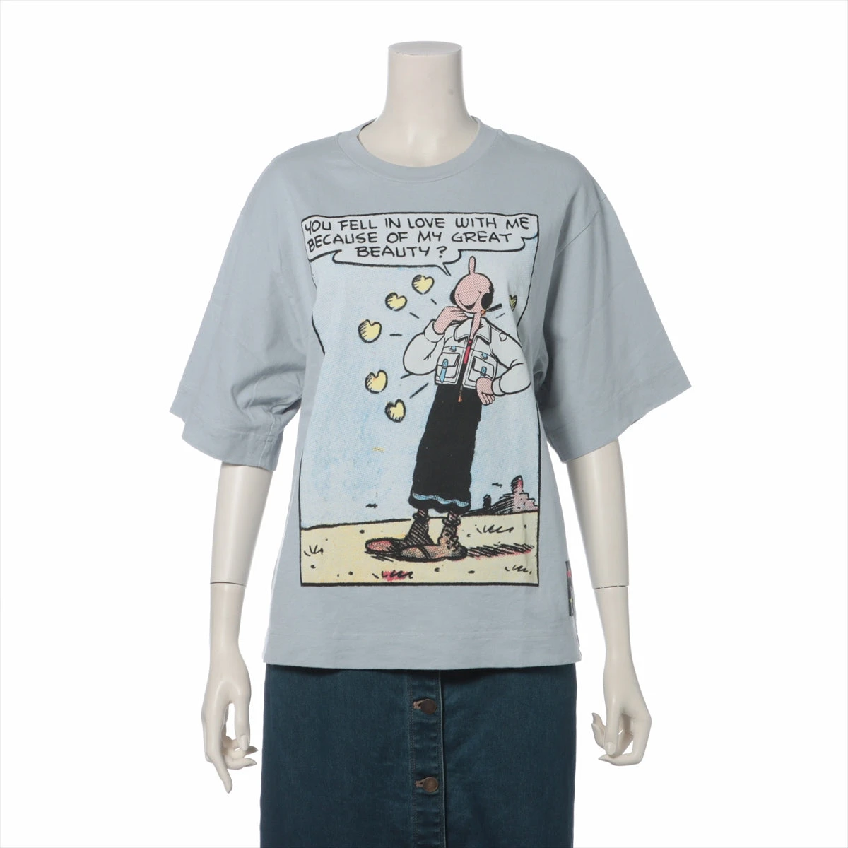 MONCLER - モンクレール 22SS 1952 × OLIVE OYL Tシャツ ブルー XS 2 モンクレール 1952 21年 コットン Tシャツ XS レディース