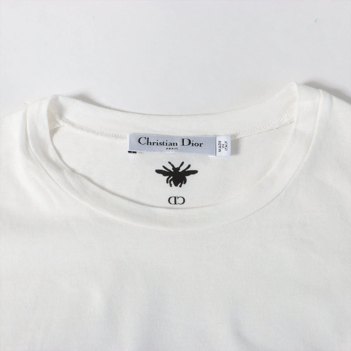 ディオール　Dior コットン & リネンTシャツ クリスチャンディオール J'ADIOR コットン×リネン Tシャツ S