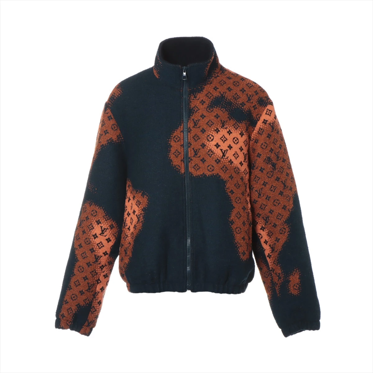 ルイヴィトン 20AW ナイロン ジャケット ブラック×レッド モノグラム ルイヴィトン 20AW ナイロン ジャケット ブラック×レッド