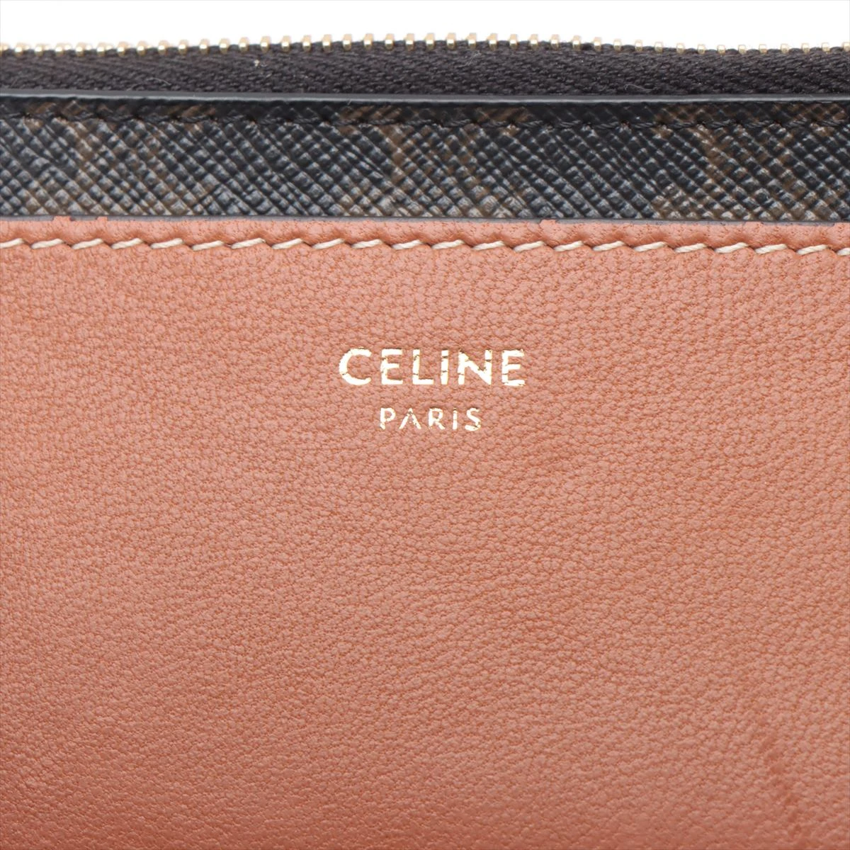 セリーヌ トリオンフ PVC コインケース ブラウン CELINE CELINE セリーヌ トリオンフ コインケース PVC レディース