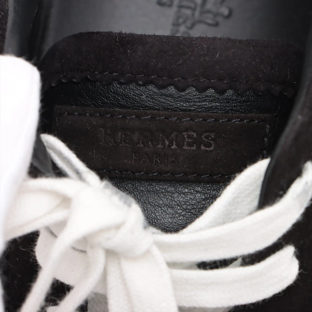 エルメス バウンシング レザー×スエード スニーカー 39 レディース