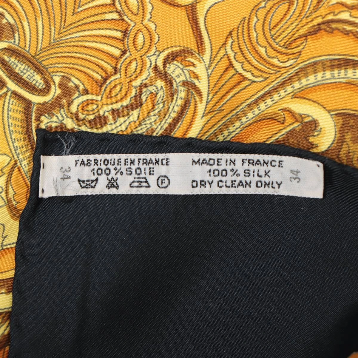 エルメス カレ90 SELLES A HOUSSE カバーへの腰かけ スカーフ シルク