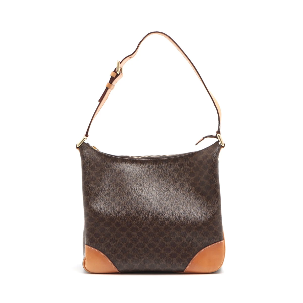 CELINE セリーヌ マカダム PVC レザー ショルダーバッグ ブラウン 楽天市場】CELINE セリーヌ マカダム柄 ブラゾン柄 ショルダー