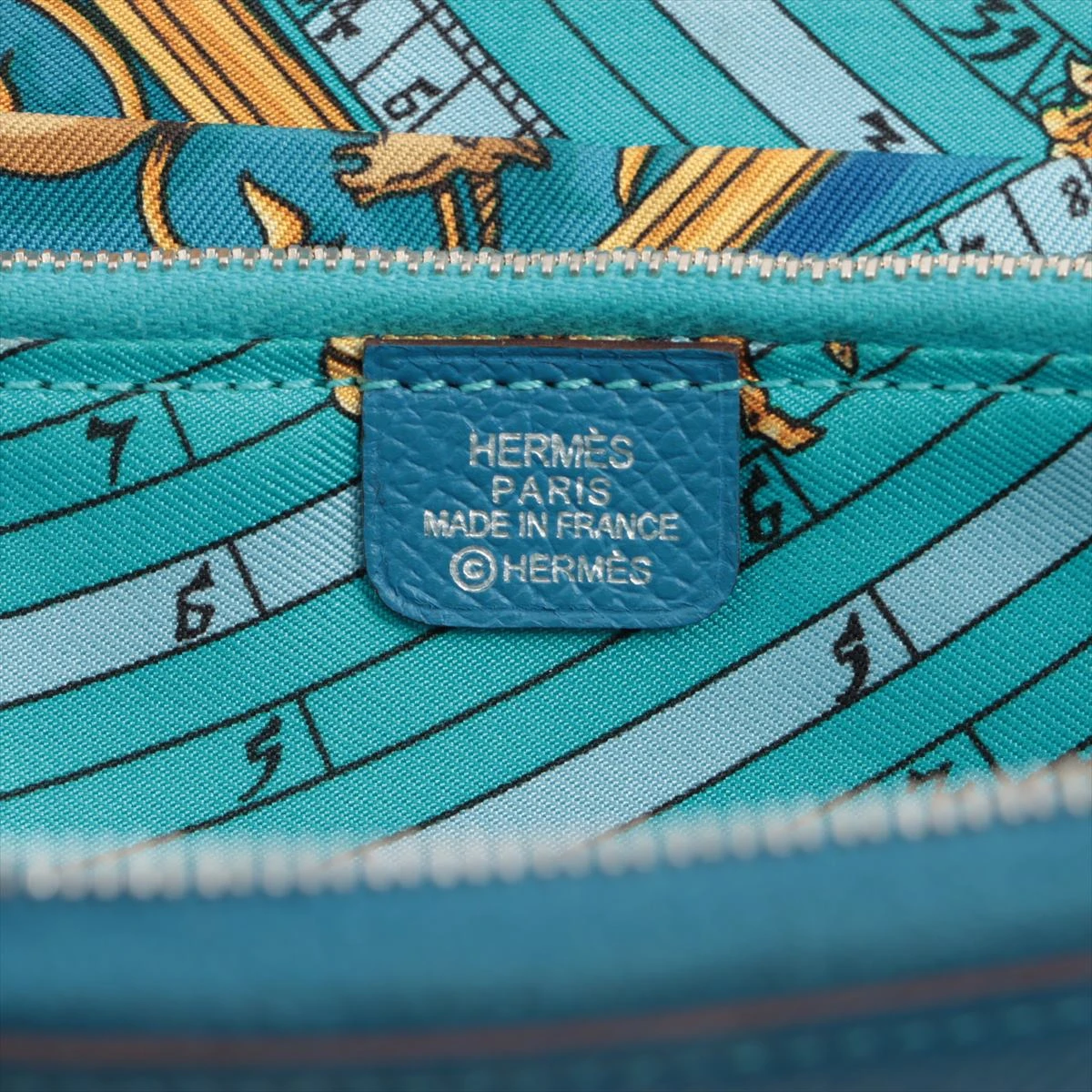 エルメス アザップロングシルクイン ヴォーエプソン ラウンドジップ