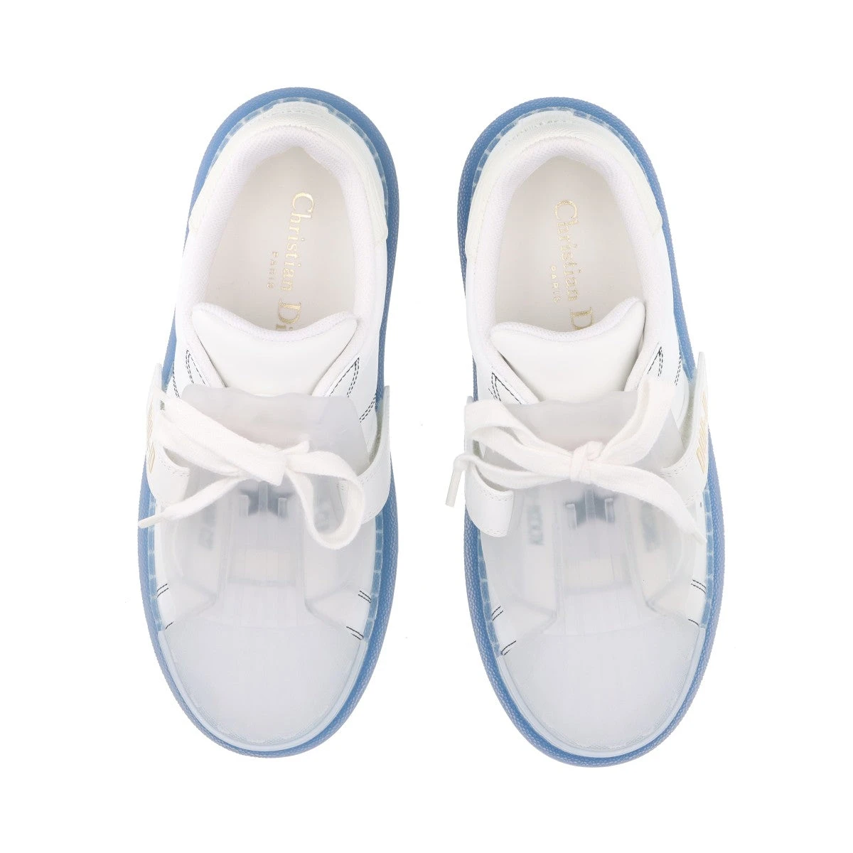 クリスチャンディオール DIOR-ID レザー×ラバー スニーカー 36.5