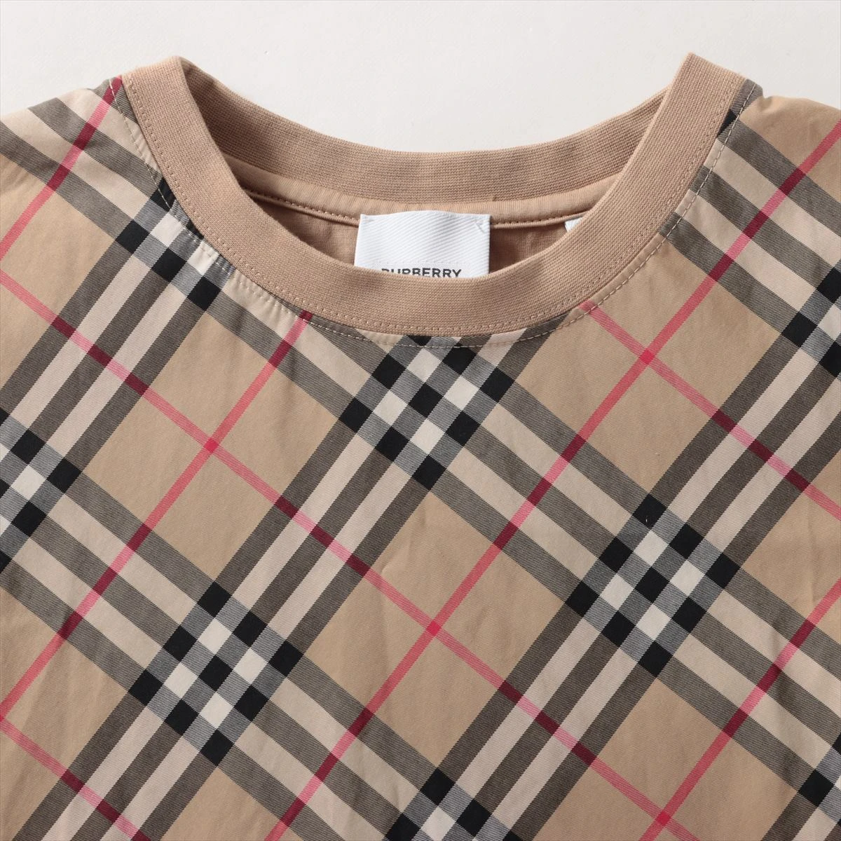 バーバリー コットン Tシャツ 10Y 140cm キッズ ベージュ 8053953 