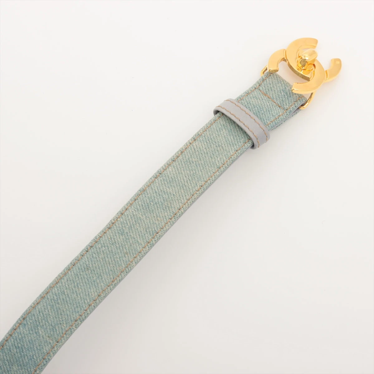 早い者勝ちシャネル デニムレザー ココマーク ベルト 早い者勝ち