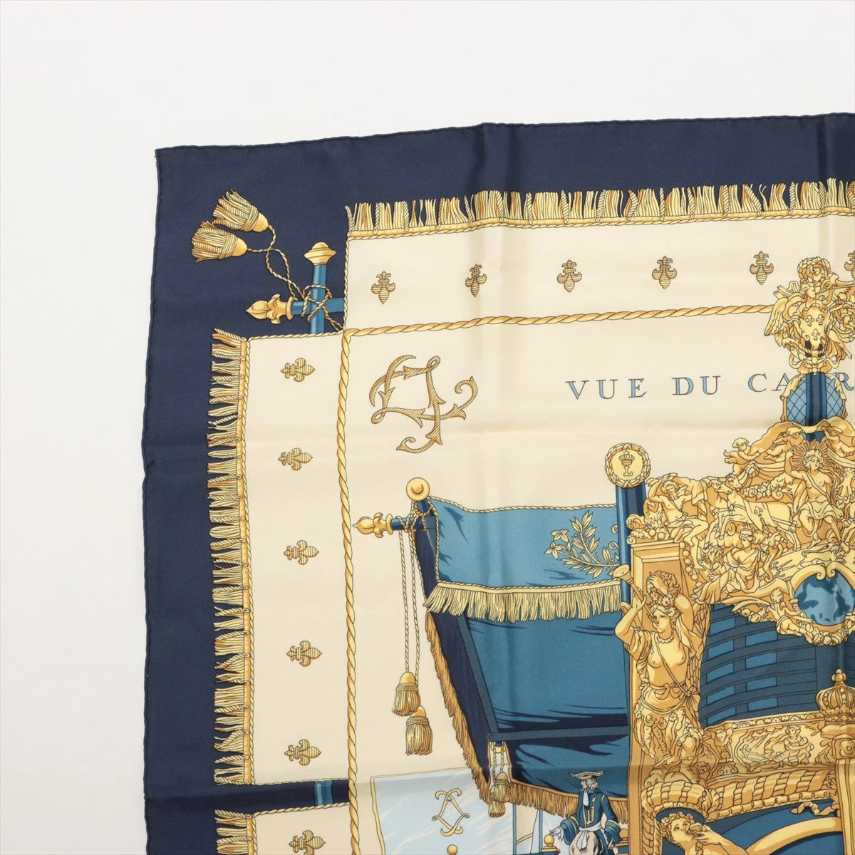 エルメス カレ90 VUE DU CARROSSE DE LA GALERE LA REALE