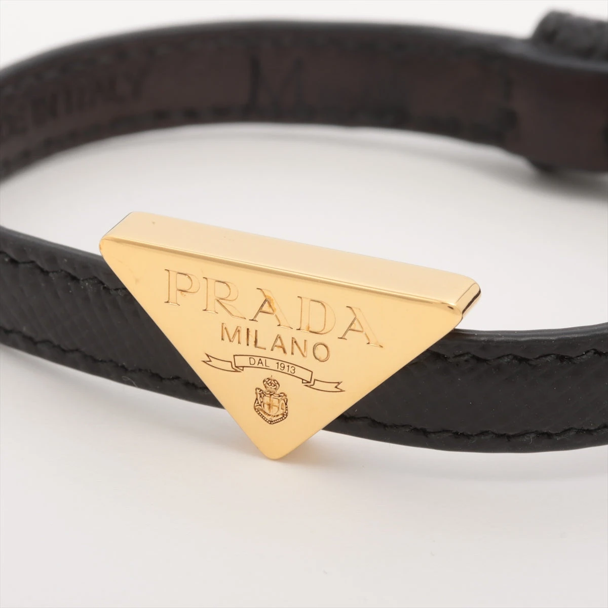 Prada サフィアーノレザー ベルト | ブラック | FARFETCH JP 美品✨箱 