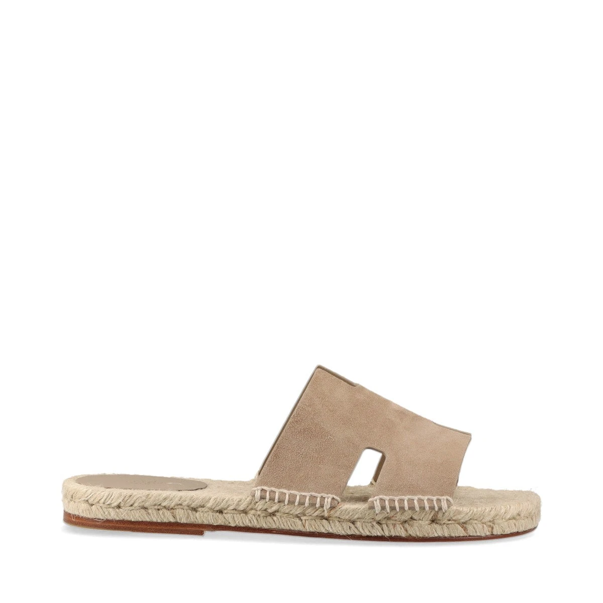 エルメス アンティグア レザー×スエード サンダル EU42