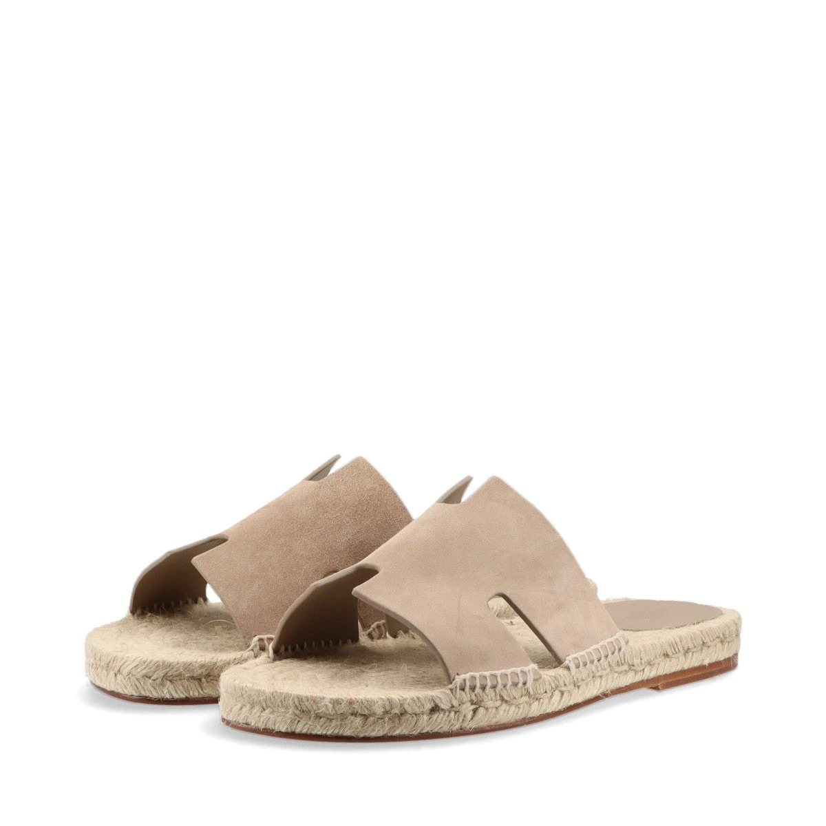 エルメス アンティグア レザー×スエード サンダル EU42