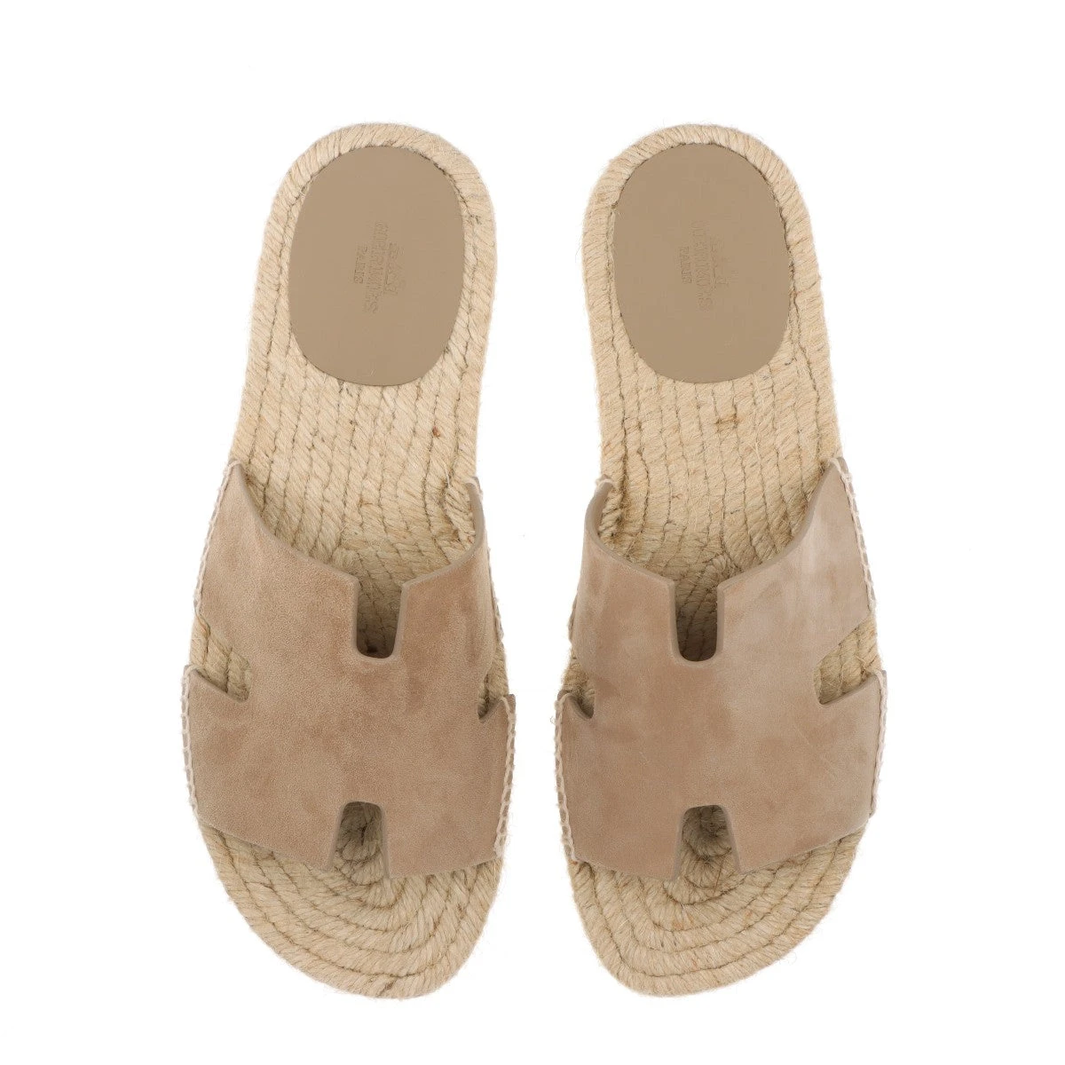 エルメス アンティグア レザー×スエード サンダル EU42