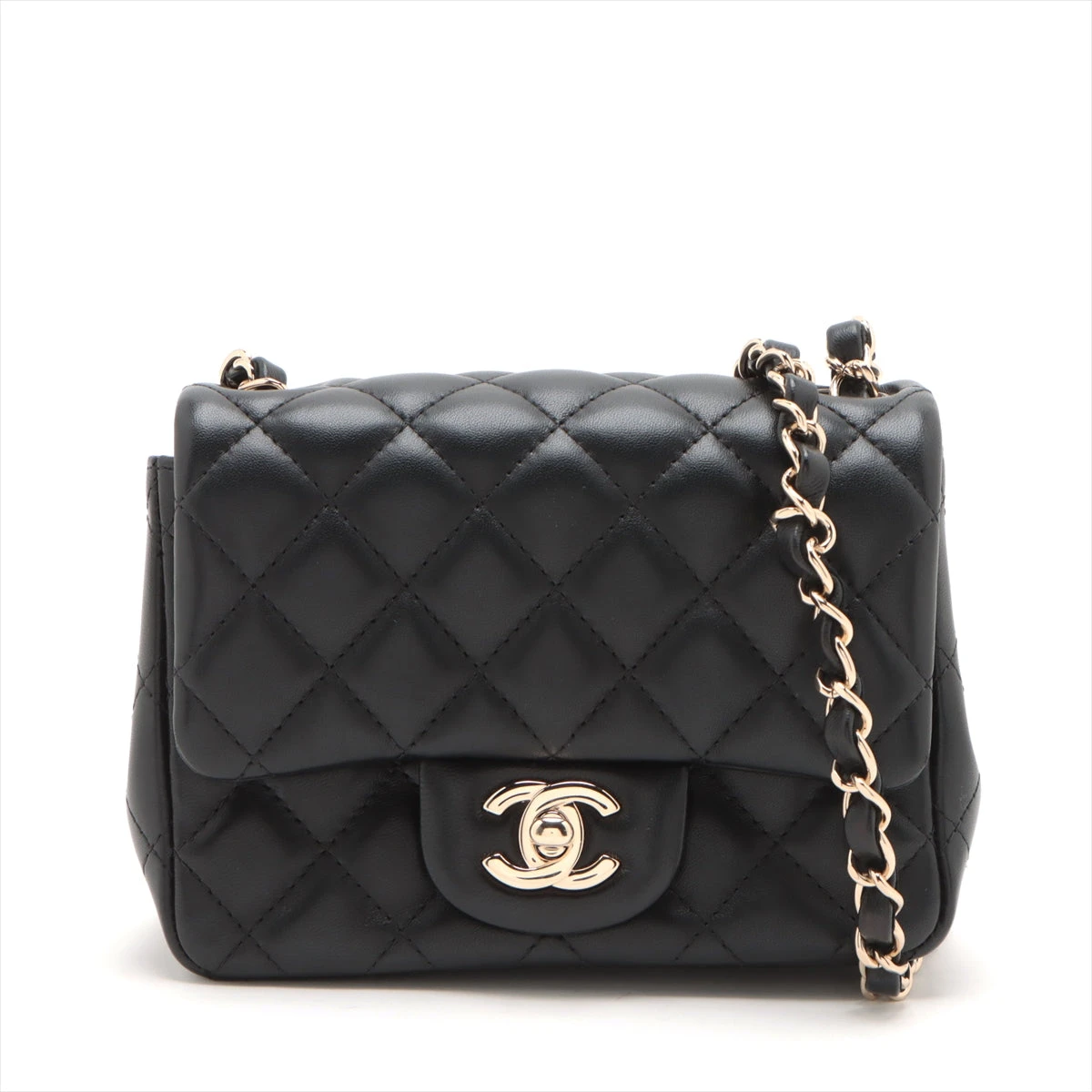CHANEL ミニマトラッセ 17cm シャネル ミニマトラッセ17 キャビアスキン シングルフラップ