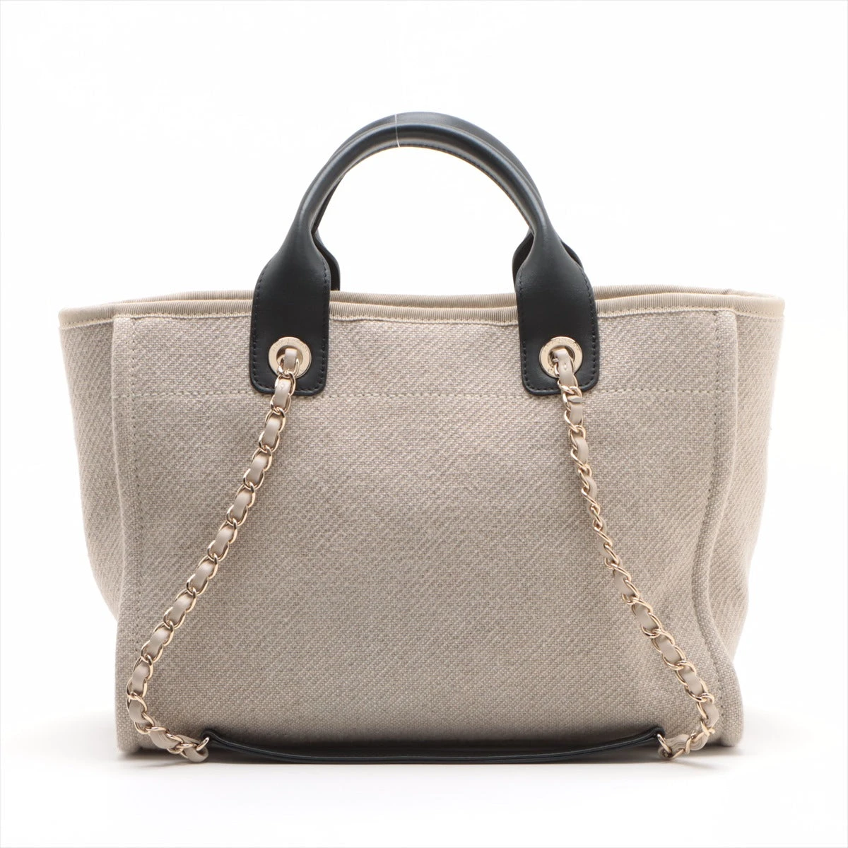 希少モデル✨シャネル　ドーヴィルライン　クラッチバッグ　キャンバス　グレー シャネル(Chanel) シャネル クラッチバッグ ドーヴィル