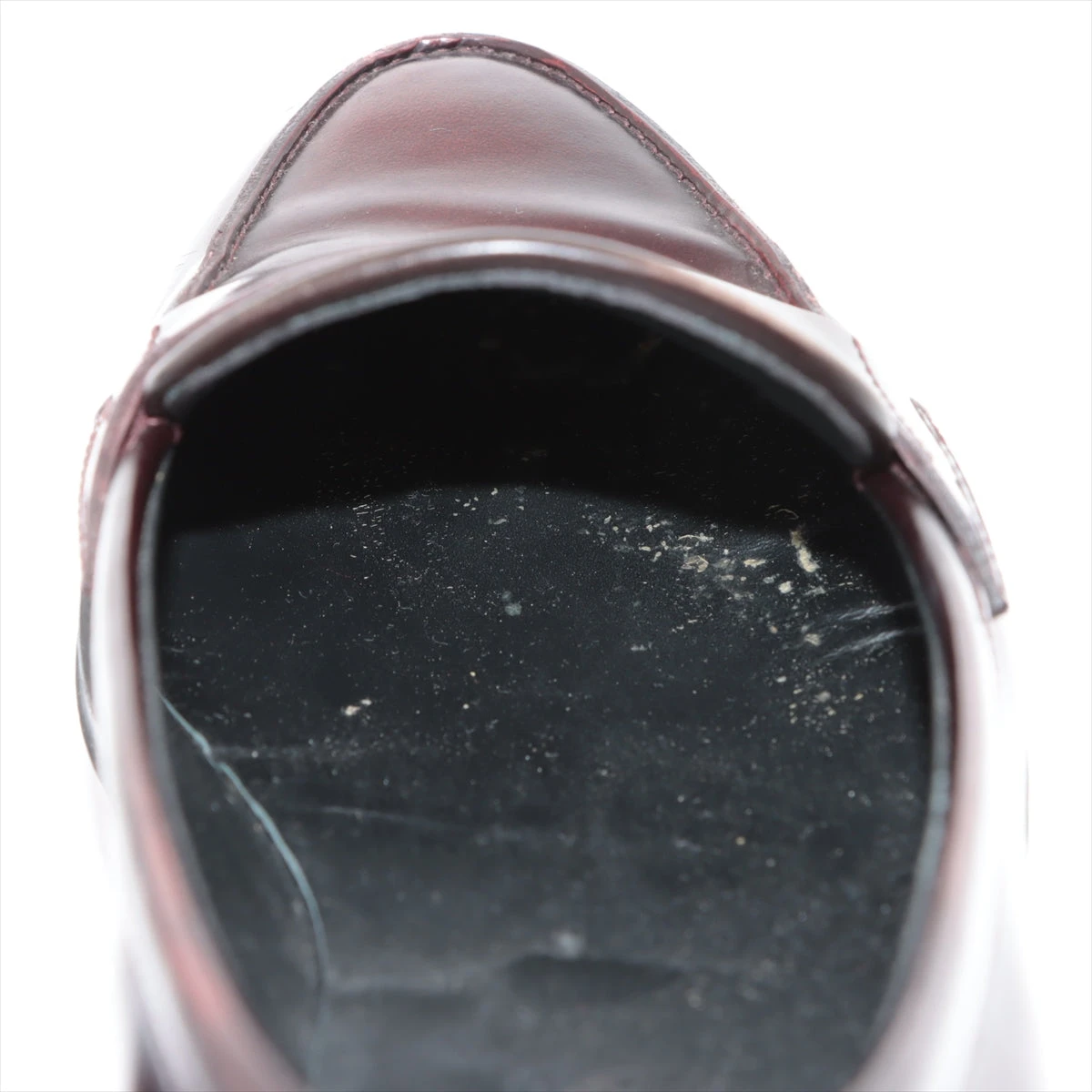 トッズ レザー ローファー 37 レディース ボルドー コイン