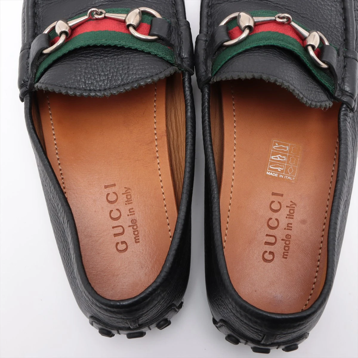 未使用級✨GUCCI ドライビングシューズ　ホースビット　シェリーライン　レザー GUCCI グッチ ホースビット シェリーライン ローファー 5.5