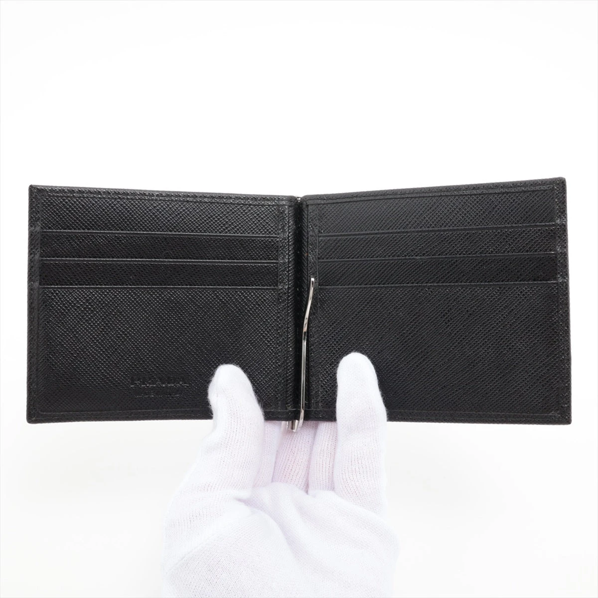 ◇プラダ◇2MN077/サフィアーノ/マネークリップ/ブランド PRADA プラダ 2MN077 マネークリップ サフィアーノレザー 買取