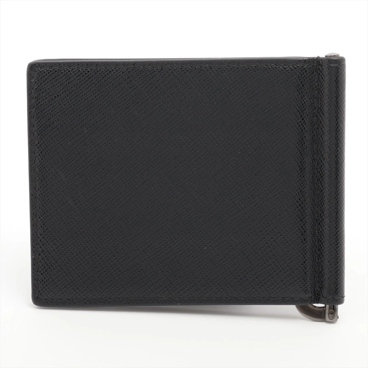 プラダ サフィアーノ 2MN077 レザー マネークリップ ブラック クリップ