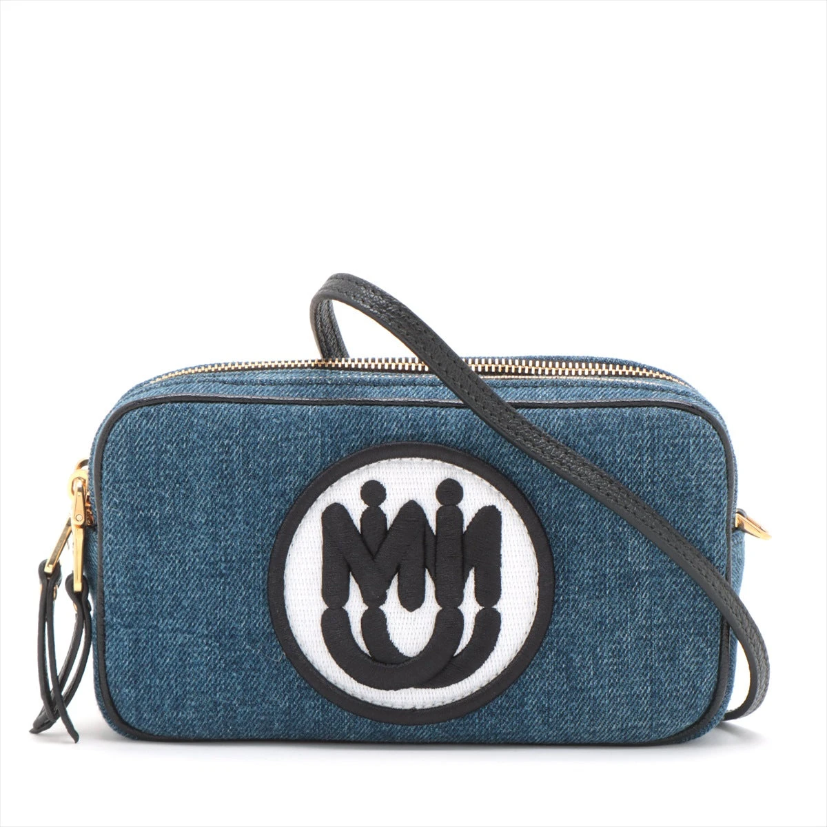ミュウミュウデニムショルダーバッグ miumiu デニムショルダーバッグ