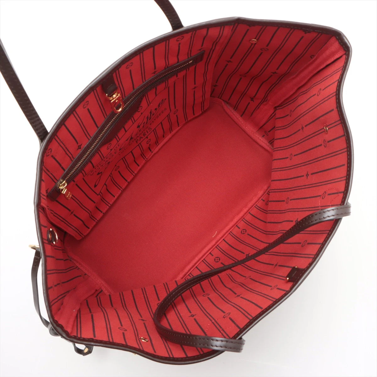 ヴィトン ダミエ ネヴァーフルMM N51105 サイド紐毛羽付着 A2787395