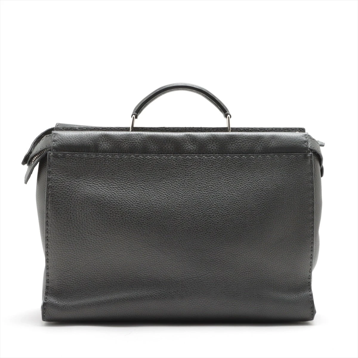 希少 FENDI リュック モンスター バグズアイ セレリア レザー グレー フェンディ セレリア ピーカブー モンスターアイ レザー 2WAY