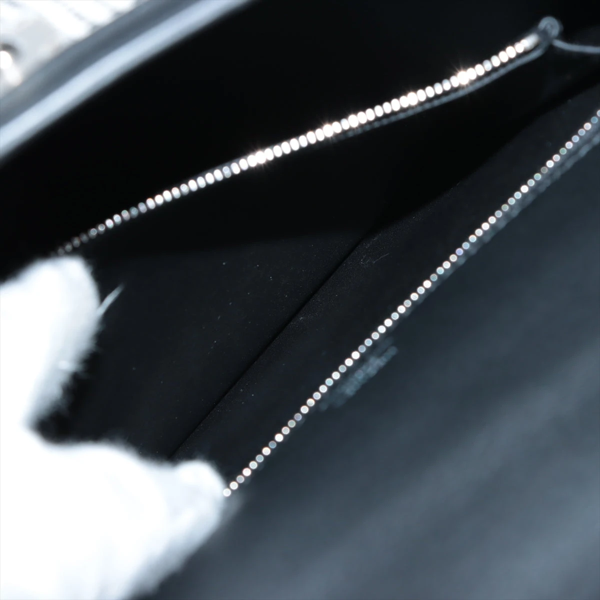 ケリー エルメス ケリー25 スイフト×トワルキャドリーユ ブラック