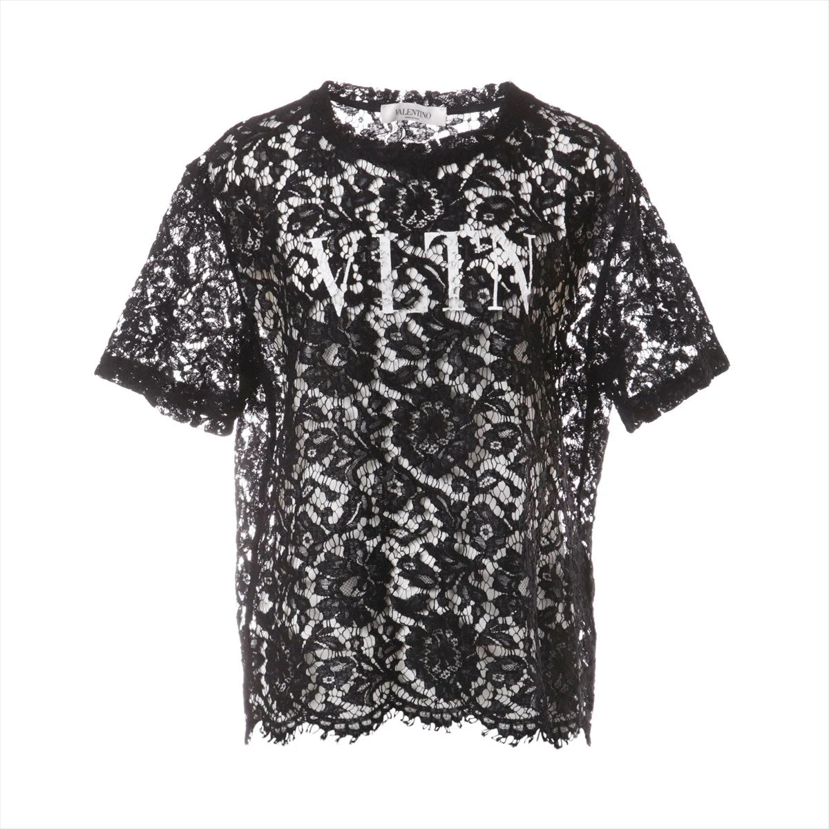 ヴァレンティノ コットン×レーヨン×ナイロン Tシャツ M ブラック