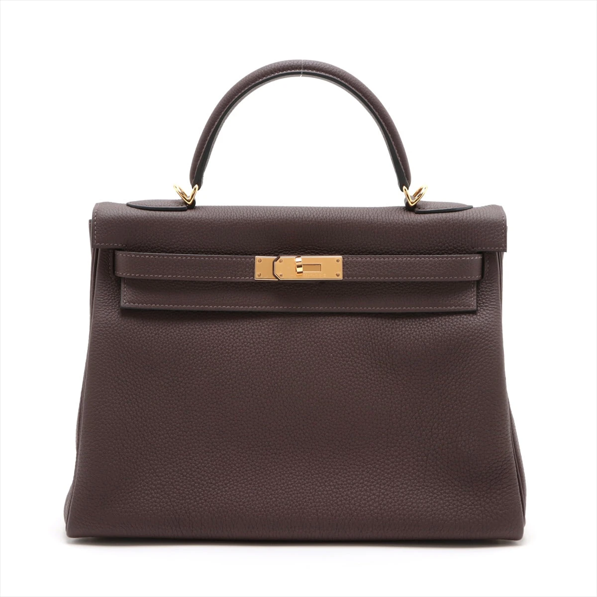 【HERMES】ケリー32 ゴールド エルメス / HERMES ケリー32 外縫い ゴールド/ゴールド金具