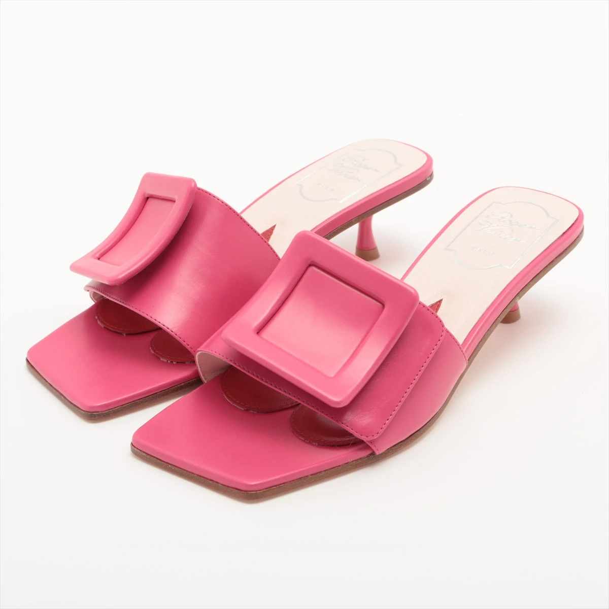 本物、ロジェヴィヴィエ完売人気ビジュー付きウェッジサンダル 37 ROGER VIVIER - ロジェヴィヴィエ ヴィヴクロッグミュール