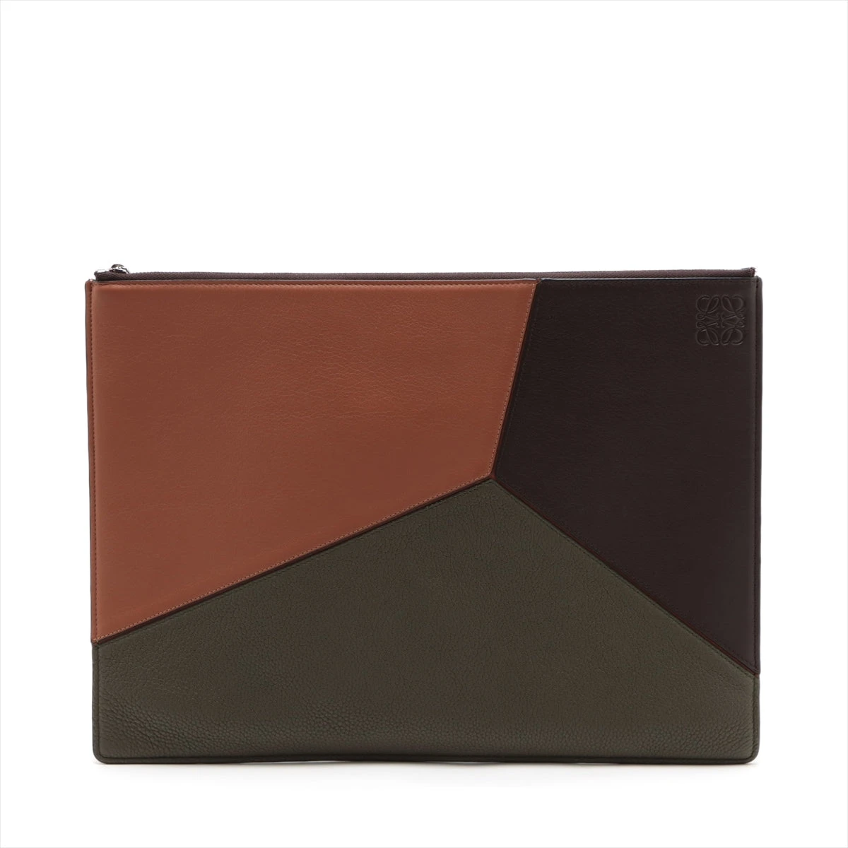 LOEWE 極美品▽LOEWE ロエベ リピート アナグラム レザー
